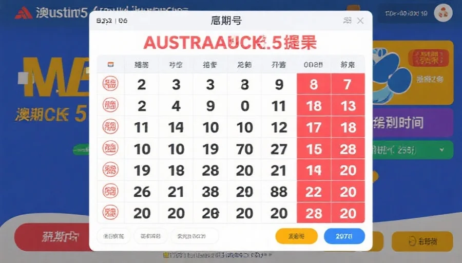 澳洲幸运5开奖结果表